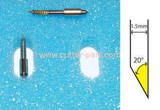 A lâmina 1.5mm 20° limpa com jato de areia a borracha resiste com a mola CB15U-K20-2SP para plotadores do corte de Gerber