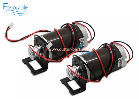 Motor de corrente contínua 24V cinza com poleia para máquina de desenho de jato de tinta de alta velocidade NewPower