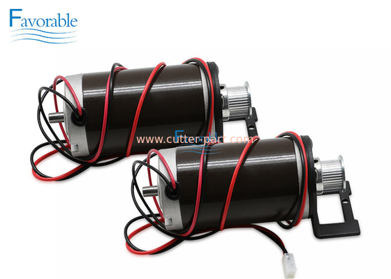 Motor de corrente contínua 24V cinza com poleia para máquina de desenho de jato de tinta de alta velocidade NewPower