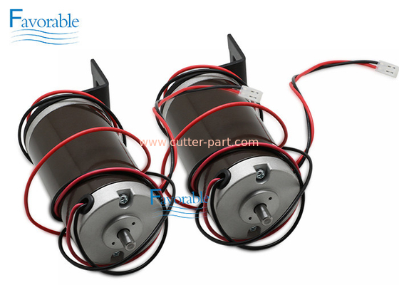 Motor de corrente contínua 24V cinza com poleia para máquina de desenho de jato de tinta de alta velocidade NewPower