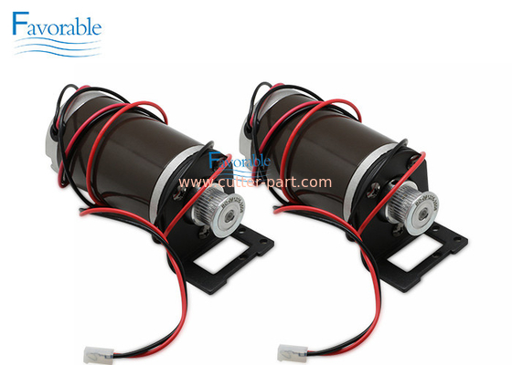 Motor de corrente contínua 24V cinza com poleia para máquina de desenho de jato de tinta de alta velocidade NewPower