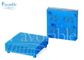 Pé quadrado de nylon azul dos blocos das cerdas para GT3250 96386003 101*101*26mm