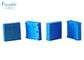 Pé quadrado de nylon azul dos blocos das cerdas para GT3250 96386003 101*101*26mm
